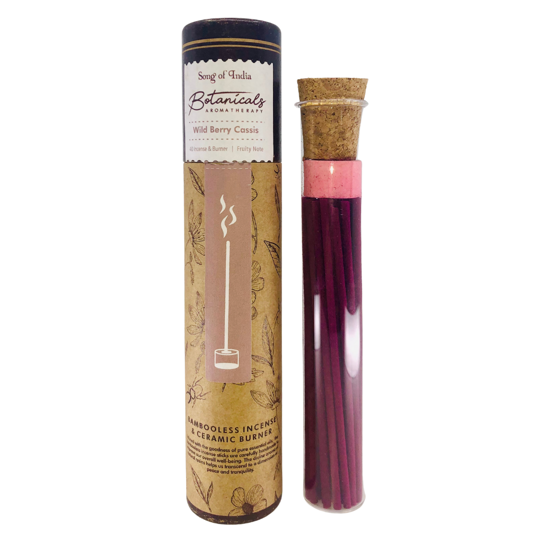 Botanicals Aromatherapy Bambooless Incense WILD BERRY CASSIS