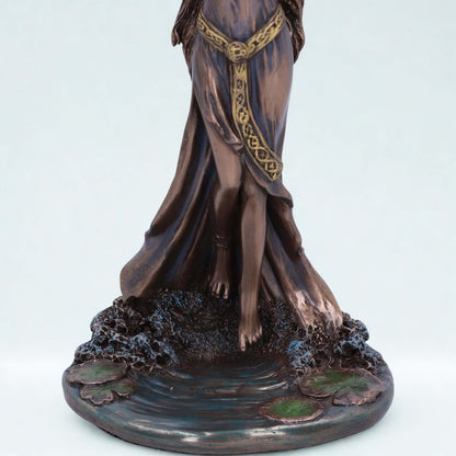 Lady of the Lake and Excalibur Bronze Figurine 33cm