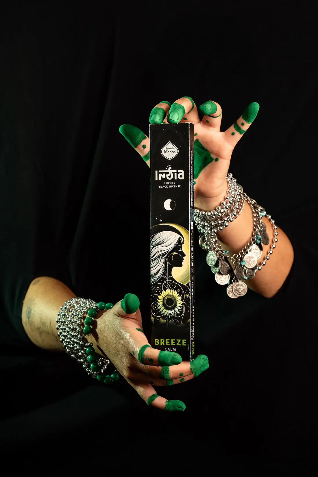 Sagrada Madre Luxury Black Incense BREEZE for Calm