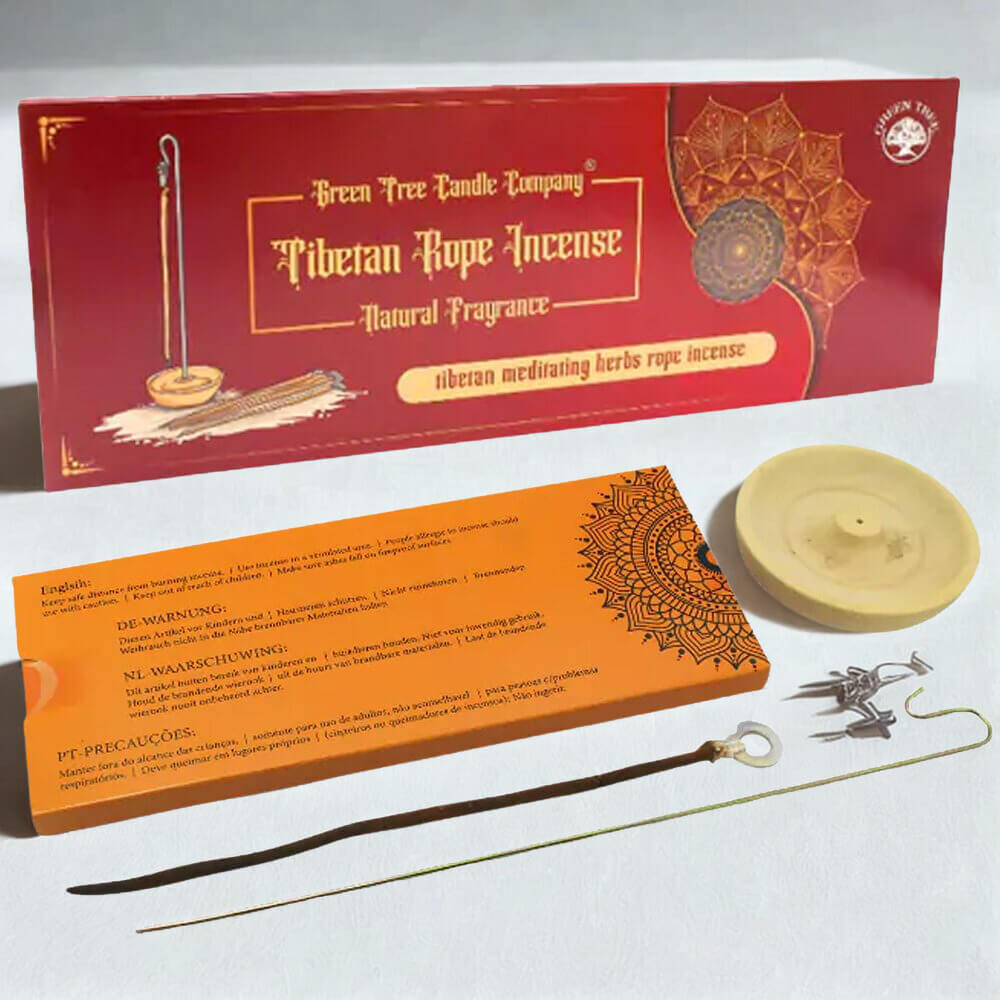 Green Tree Tibetan Meditating Herbs Rope Incense