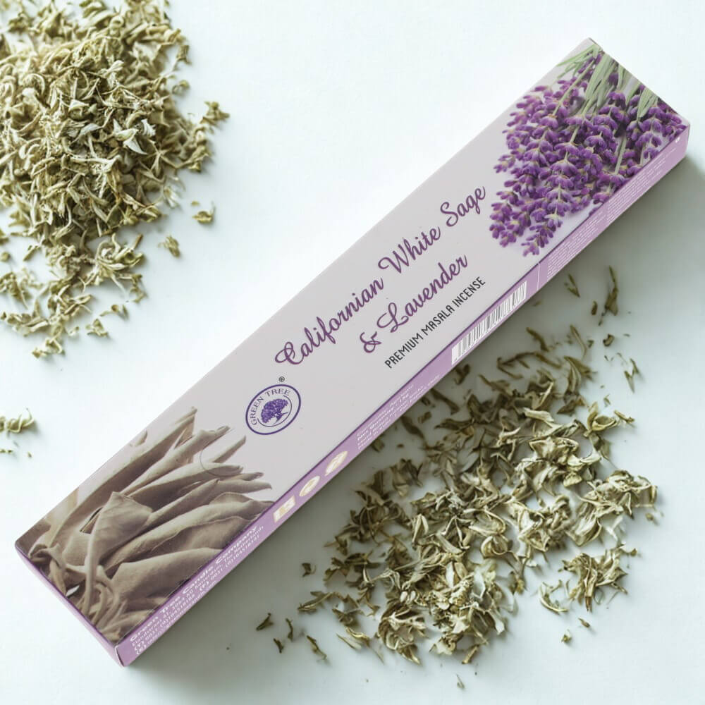 Green Tree CALIFORNIAN WHITE SAGE & LAVENDER Incense
