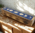Wooden Incense Holder Box TRIPLE MOON 30cm