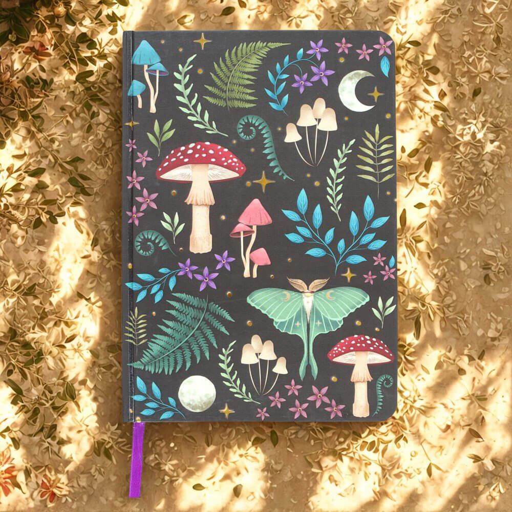 Dark Forest Print A5 Notebook