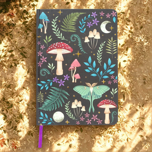 Dark Forest Print A5 Notebook