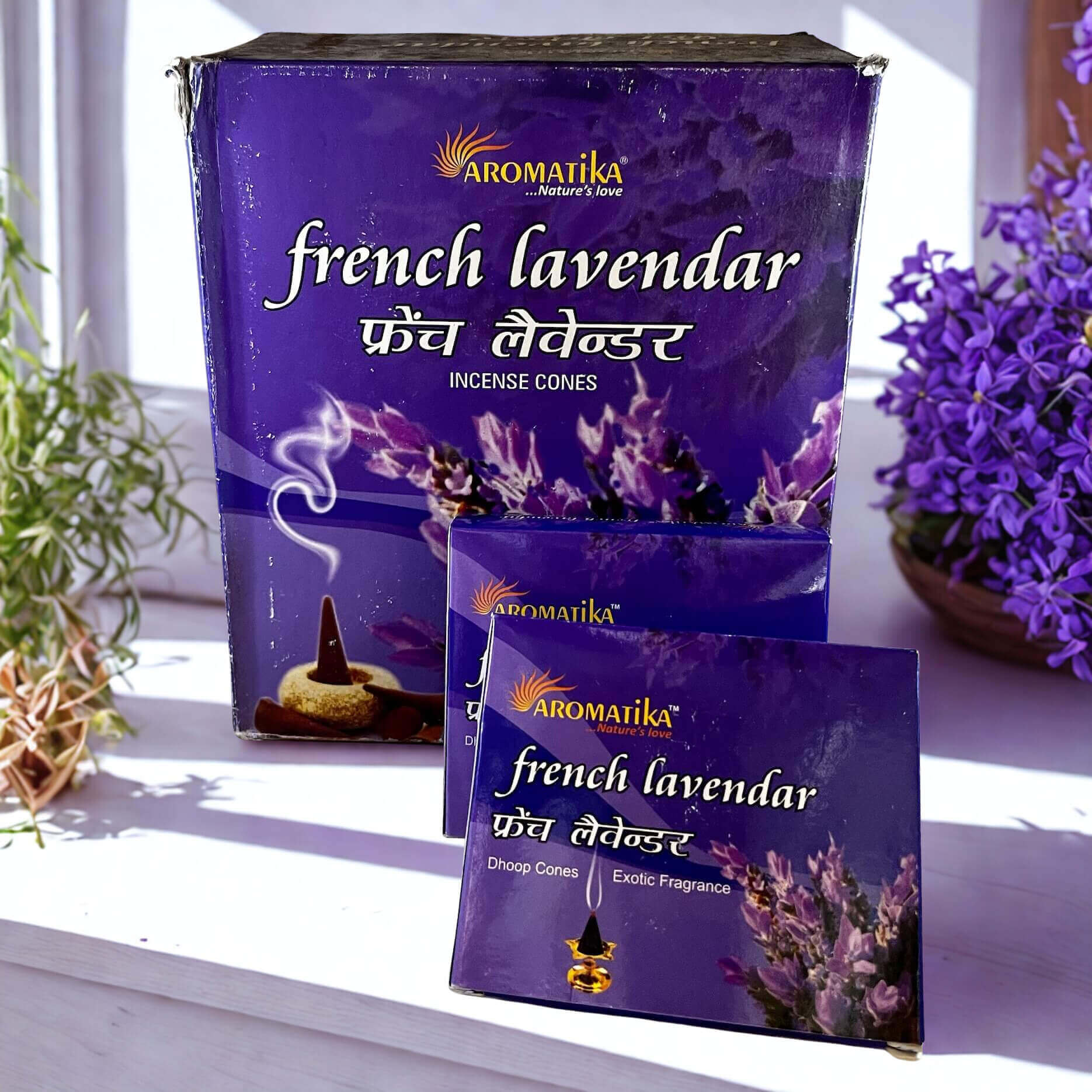 Aromatika French Lavender incense cones