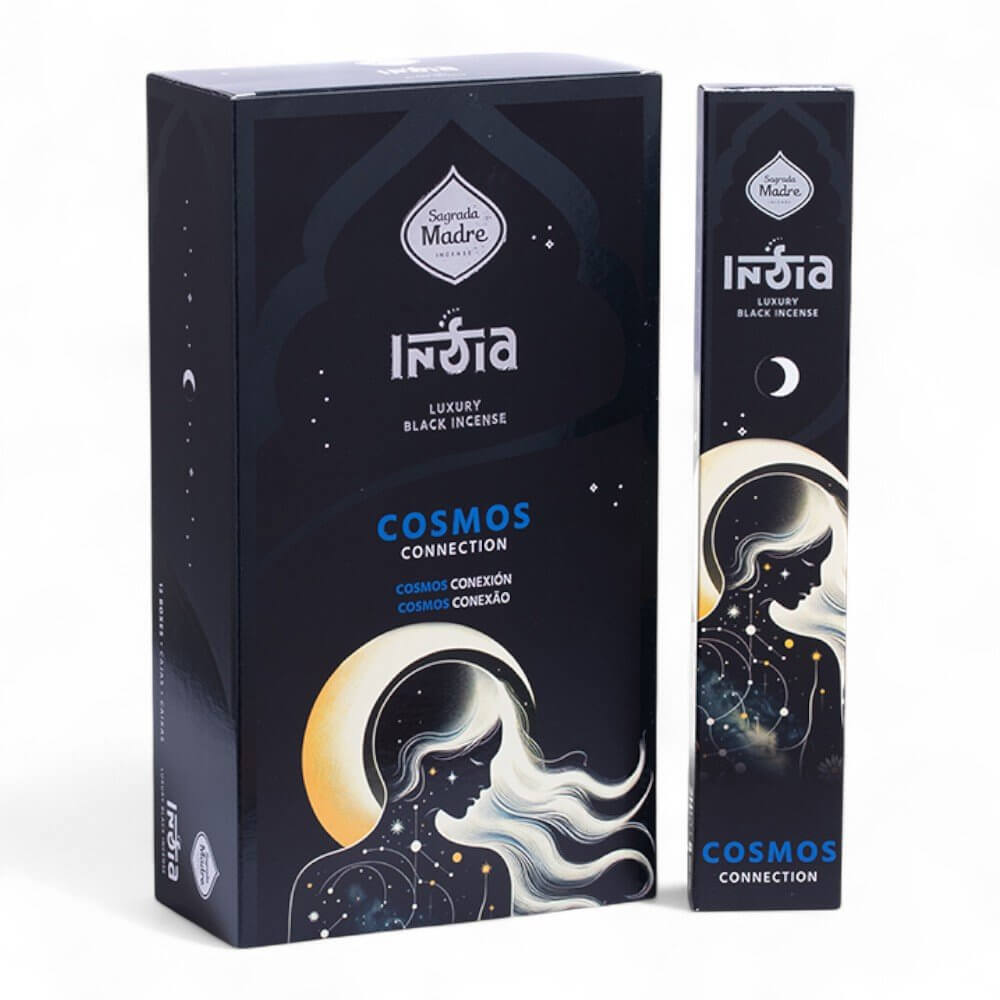 Sagrada Madre Luxury Black Incense COSMOS for Connection