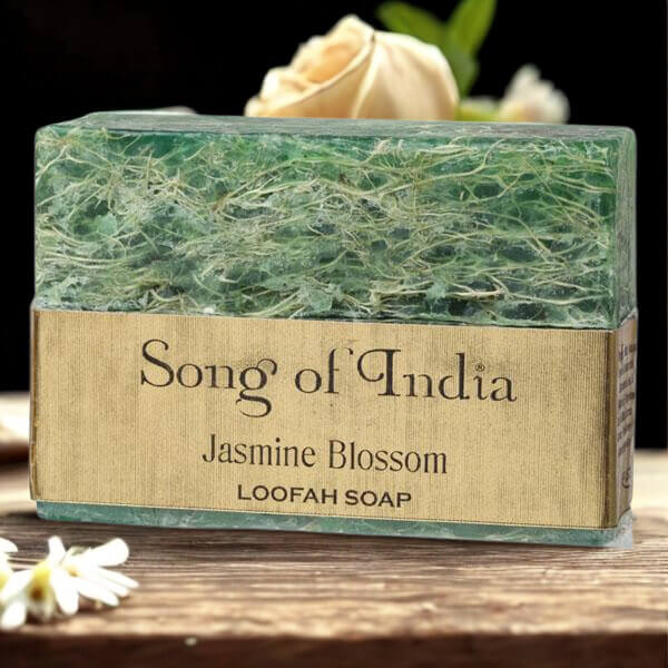 Song of India Loofah Soap JASMINE BLOSSOM 125g