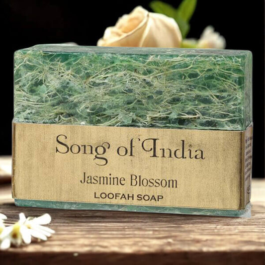 Song of India Loofah Soap JASMINE BLOSSOM 125g