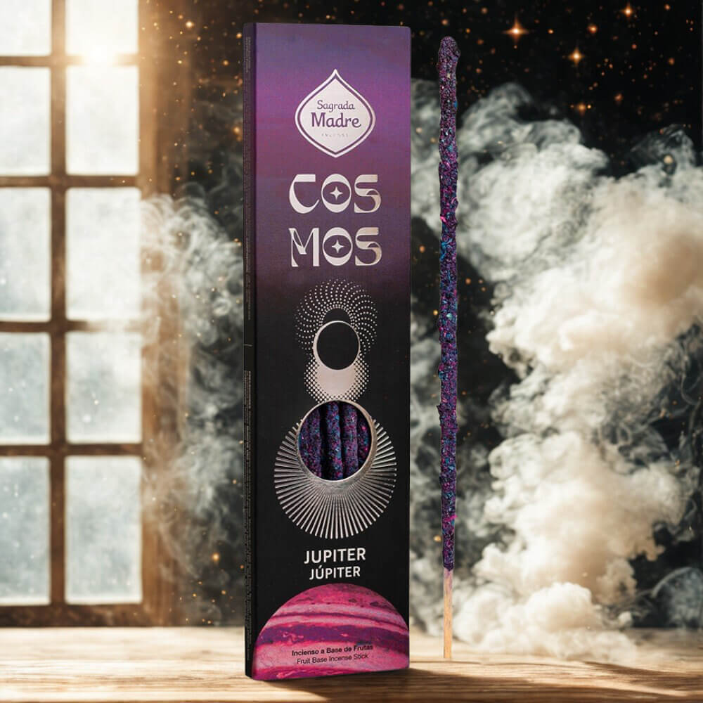 Sagrada Madre COSMOS Incense JUPITER Basil, Frankincense & Benzoin