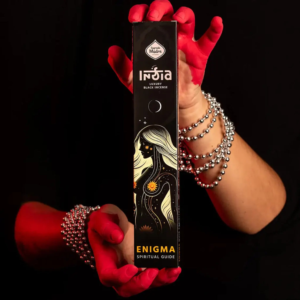Sagrada Madre Luxury Black Incense ENIGMA for Spiritual Guide