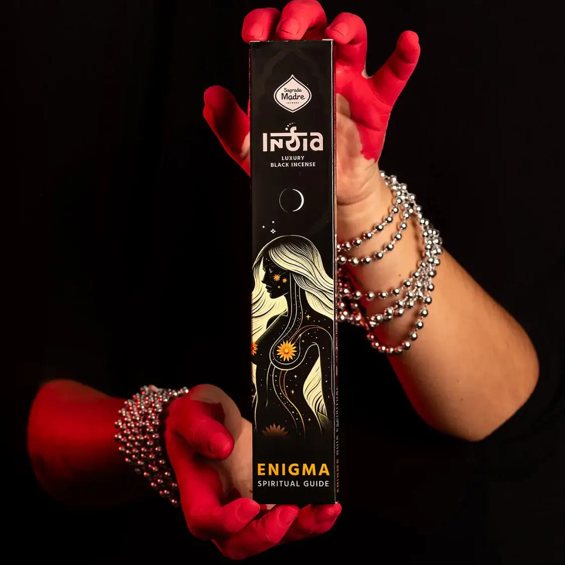 Sagrada Madre Luxury Black Incense ENIGMA for Spiritual Guide