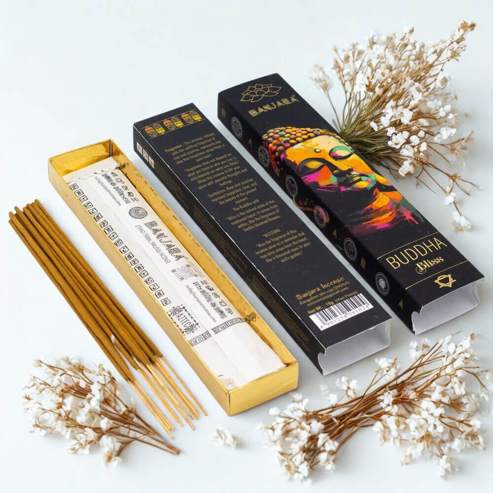 Banjara Incense BUDDHA BLISS Rose & Jasmine