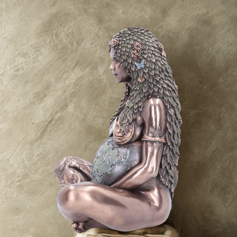 Ethereal Mother Earth Gaia Art Figurine Statue 30cm