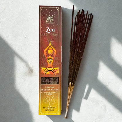 Himalayan Magical Series ZEN sparkle incense Ylang Ylang & Cedar