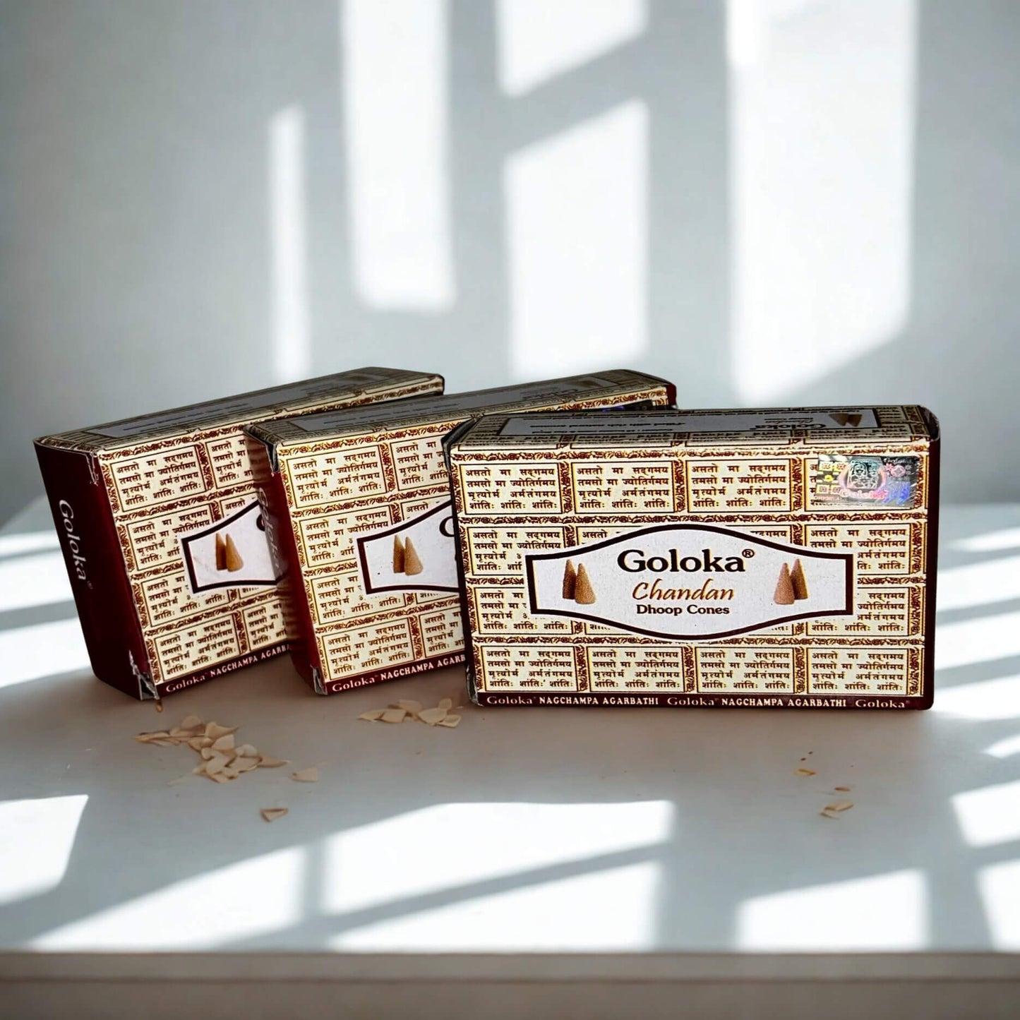 Goloka Chandan incense cones