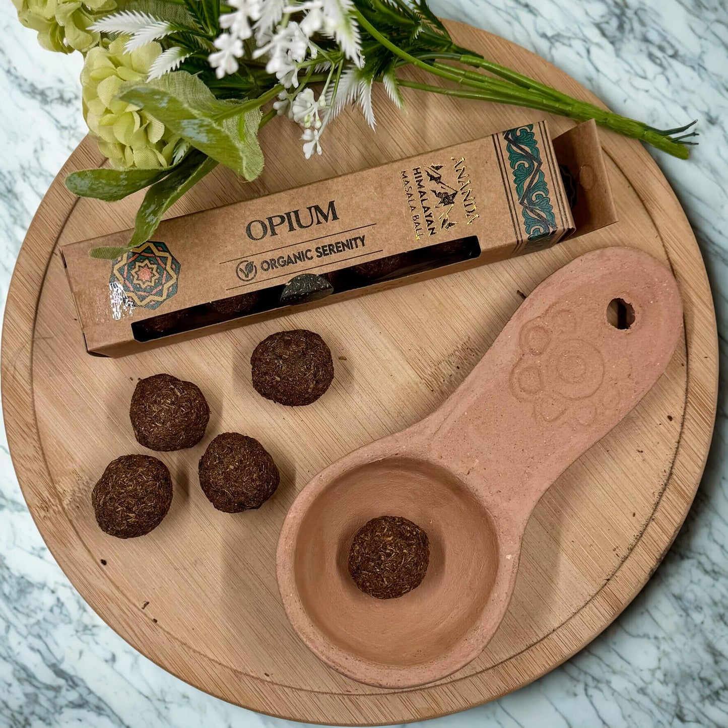 Ananda Himalayan Masala Smudge Ball Bomb OPIUM