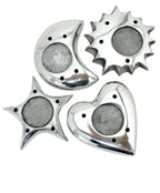 Cone & Incense Holder Aluminum Galaxy Design