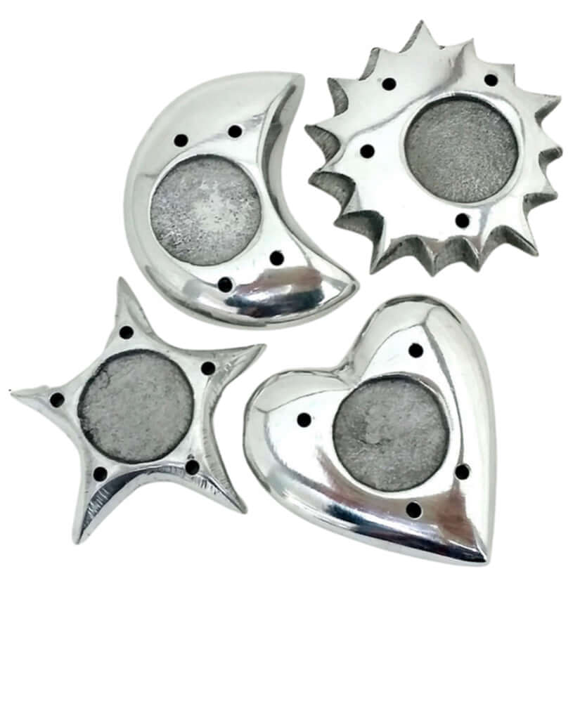 Cone & Incense Holder Aluminum Galaxy Design