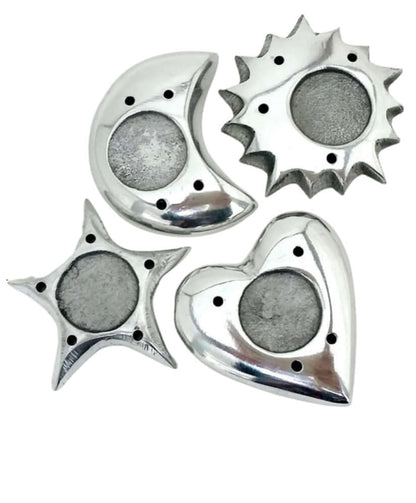Cone & Incense Holder Aluminum Galaxy Design