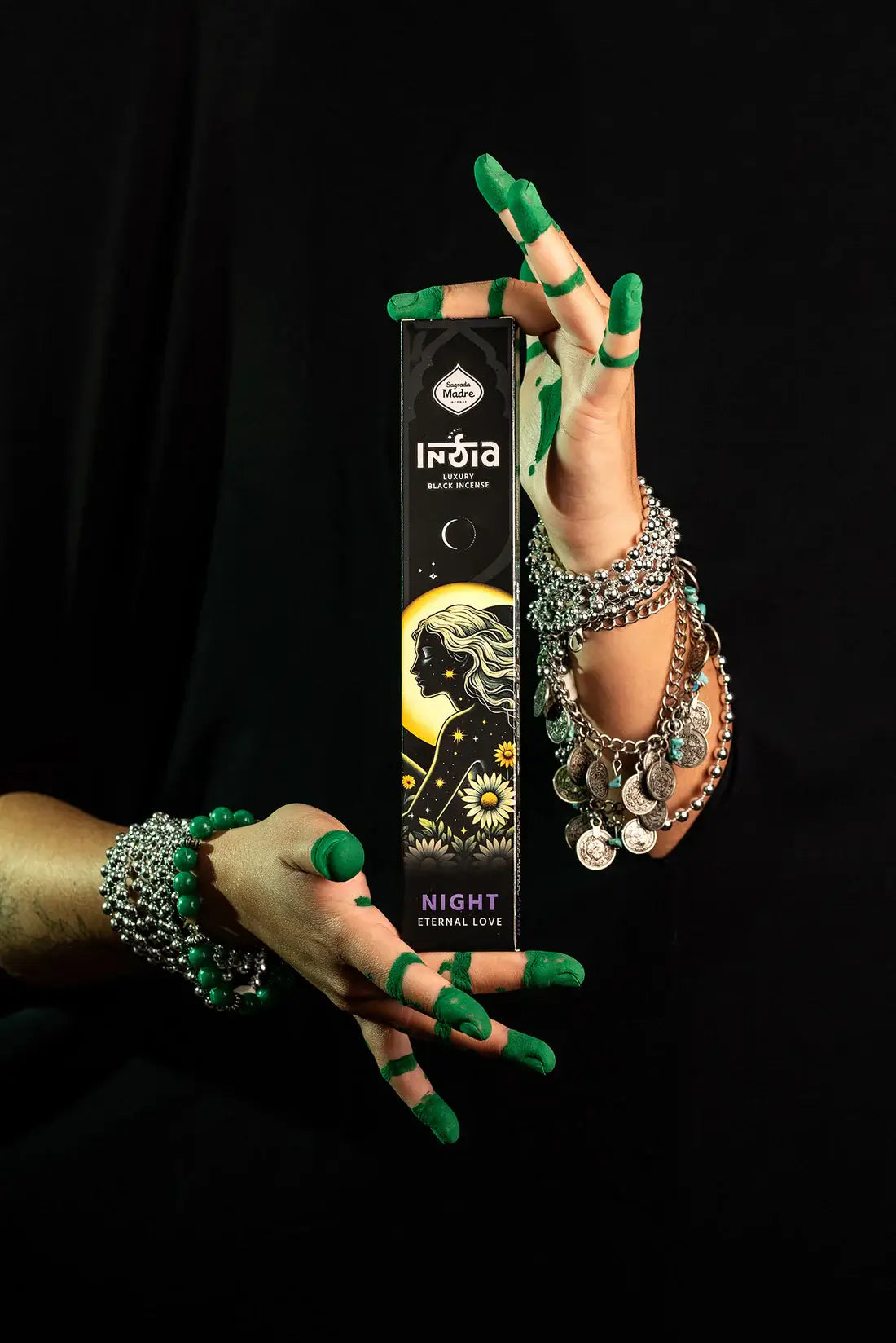 Sagrada Madre Luxury Black Incense NIGHT for Eternal Love