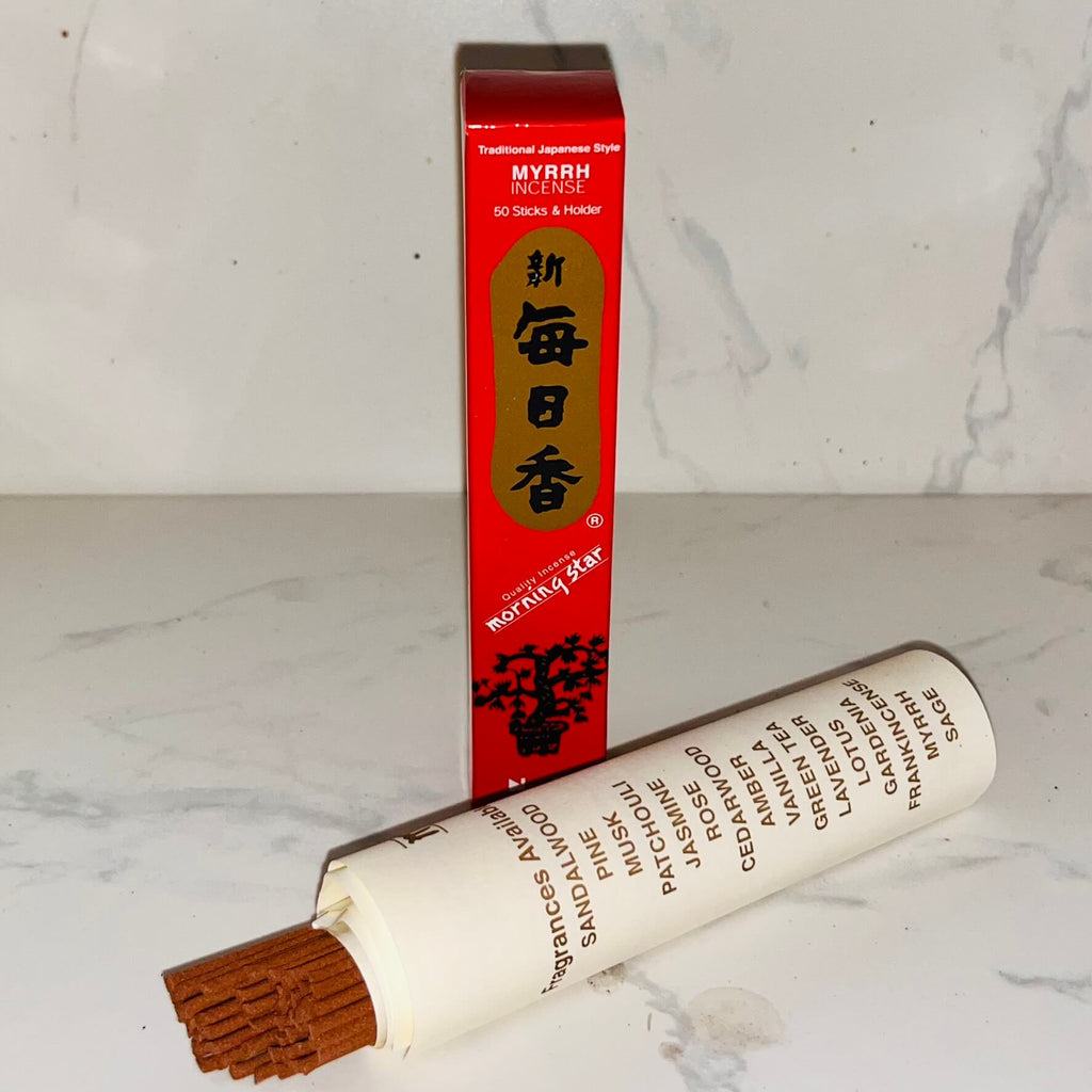 Morning Star MYRRH Japanese Incense 50 stick