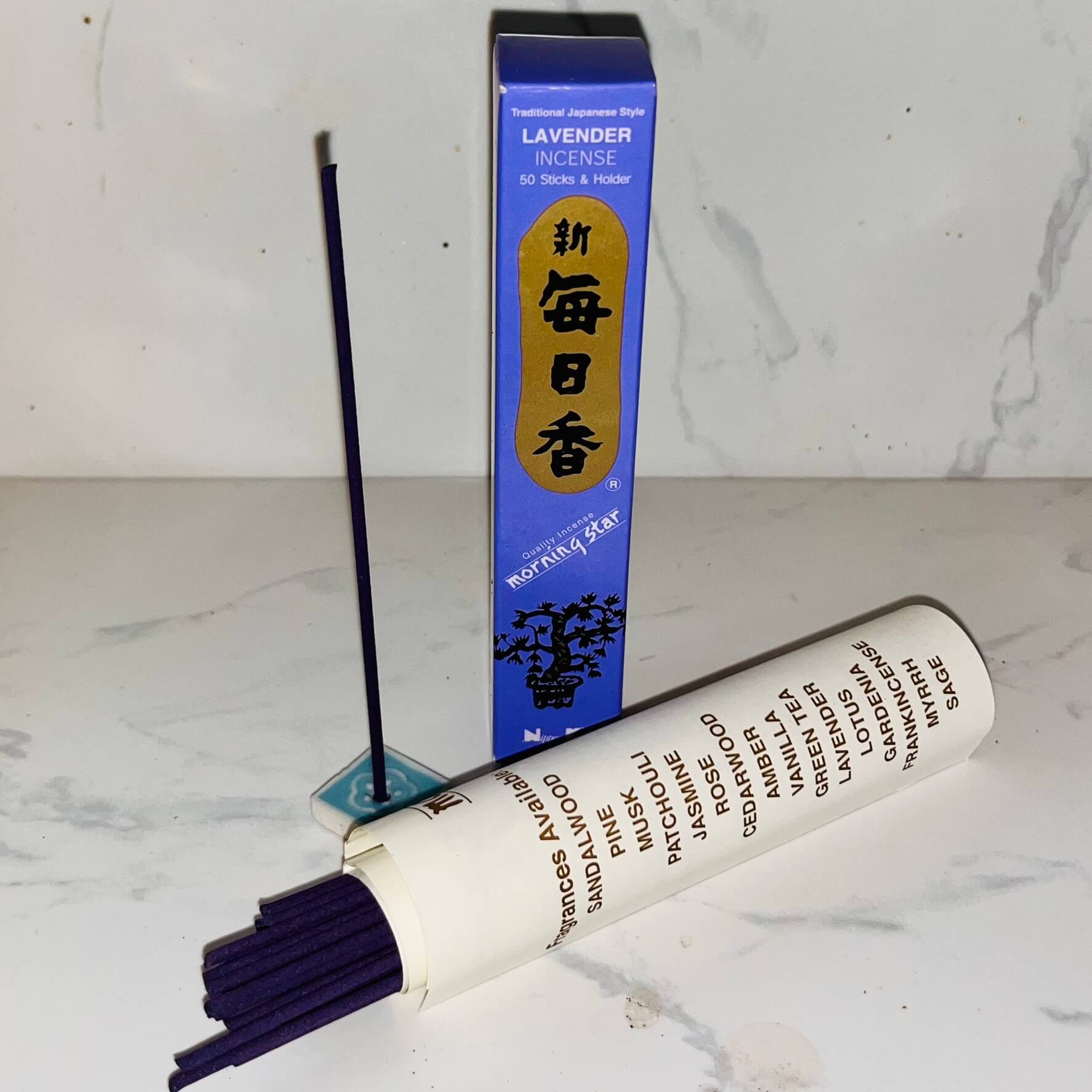 Morning Star LAVENDER Japanese Incense 50 stick