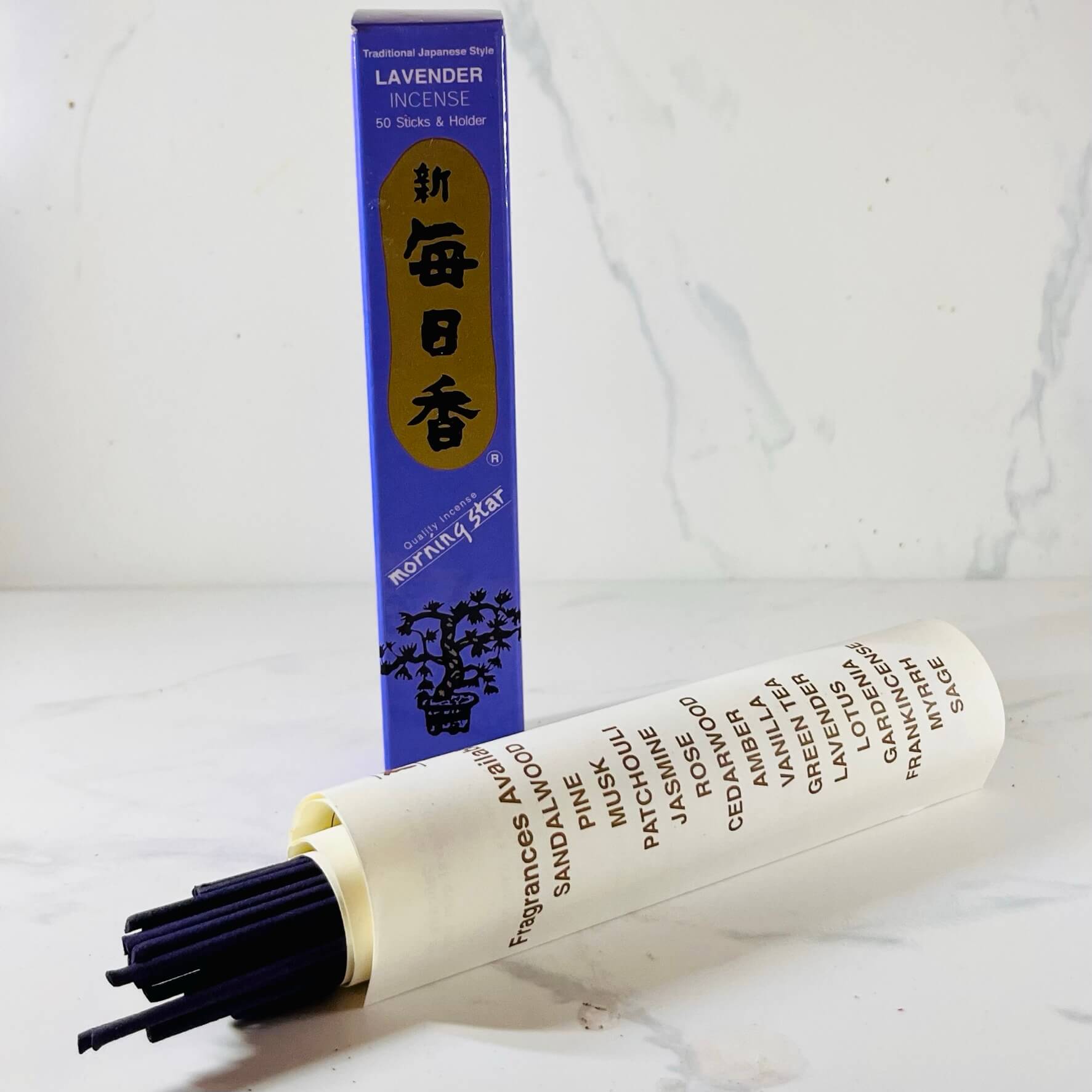 Morning Star LAVENDER Japanese Incense 50 stick