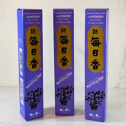 Morning Star LAVENDER Japanese Incense 50 stick