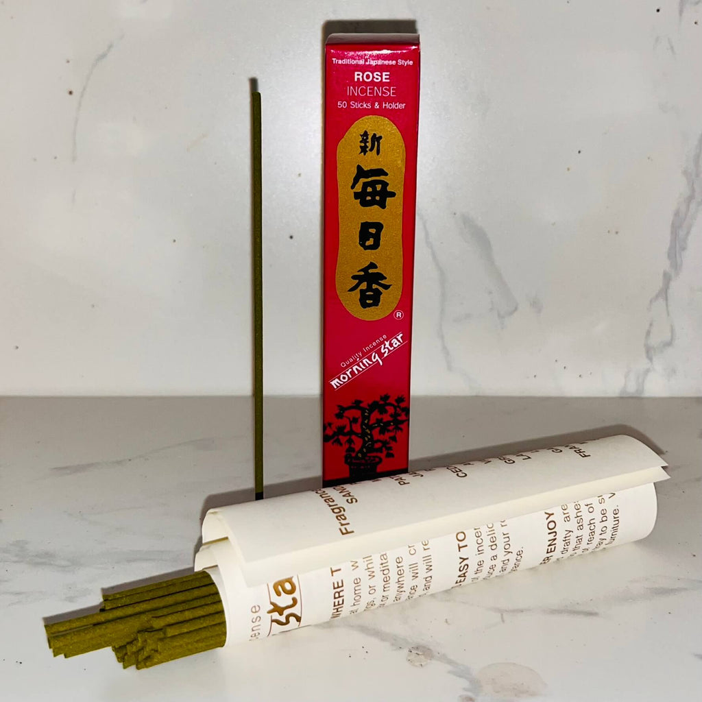 Morning Star ROSE Japanese Incense