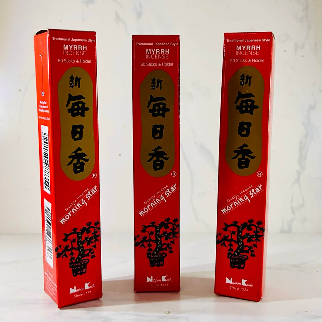 Morning Star MYRRH Japanese Incense 50 stick