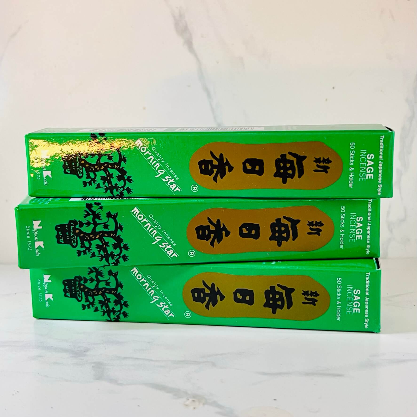 Morning Star WHITE SAGE Japanese Incense 50 stick