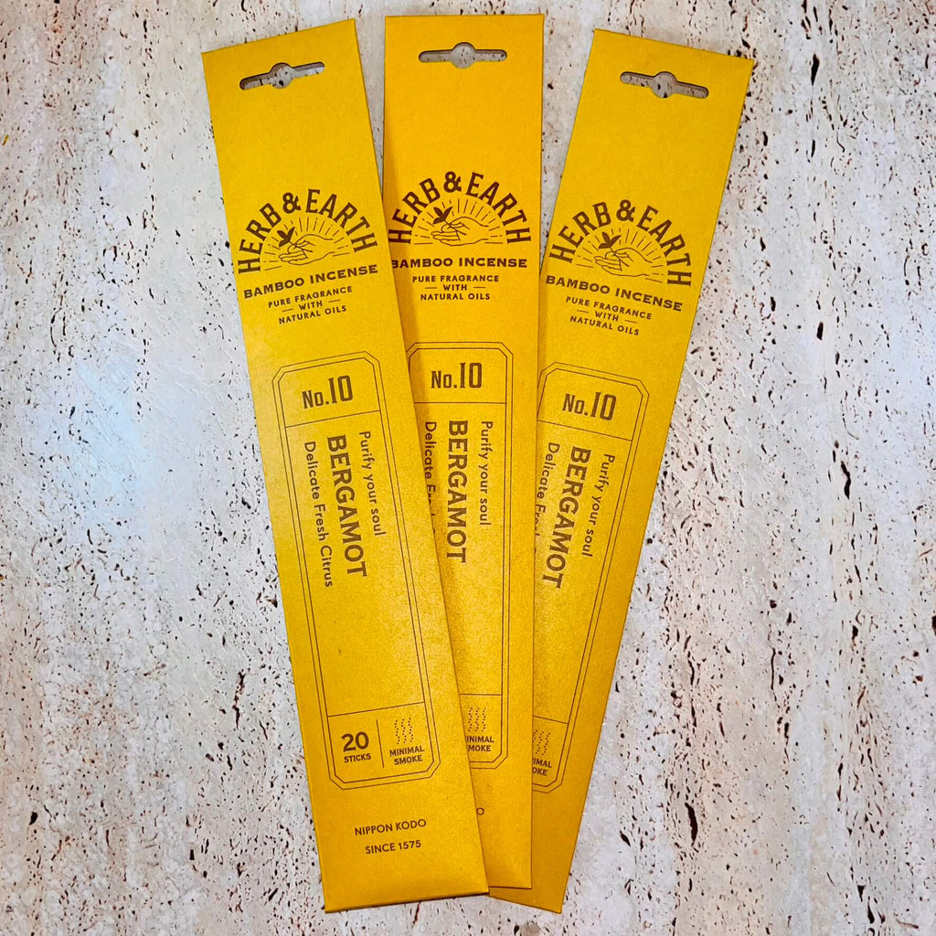 Herb & Earth Japanese Incense BERGAMOT