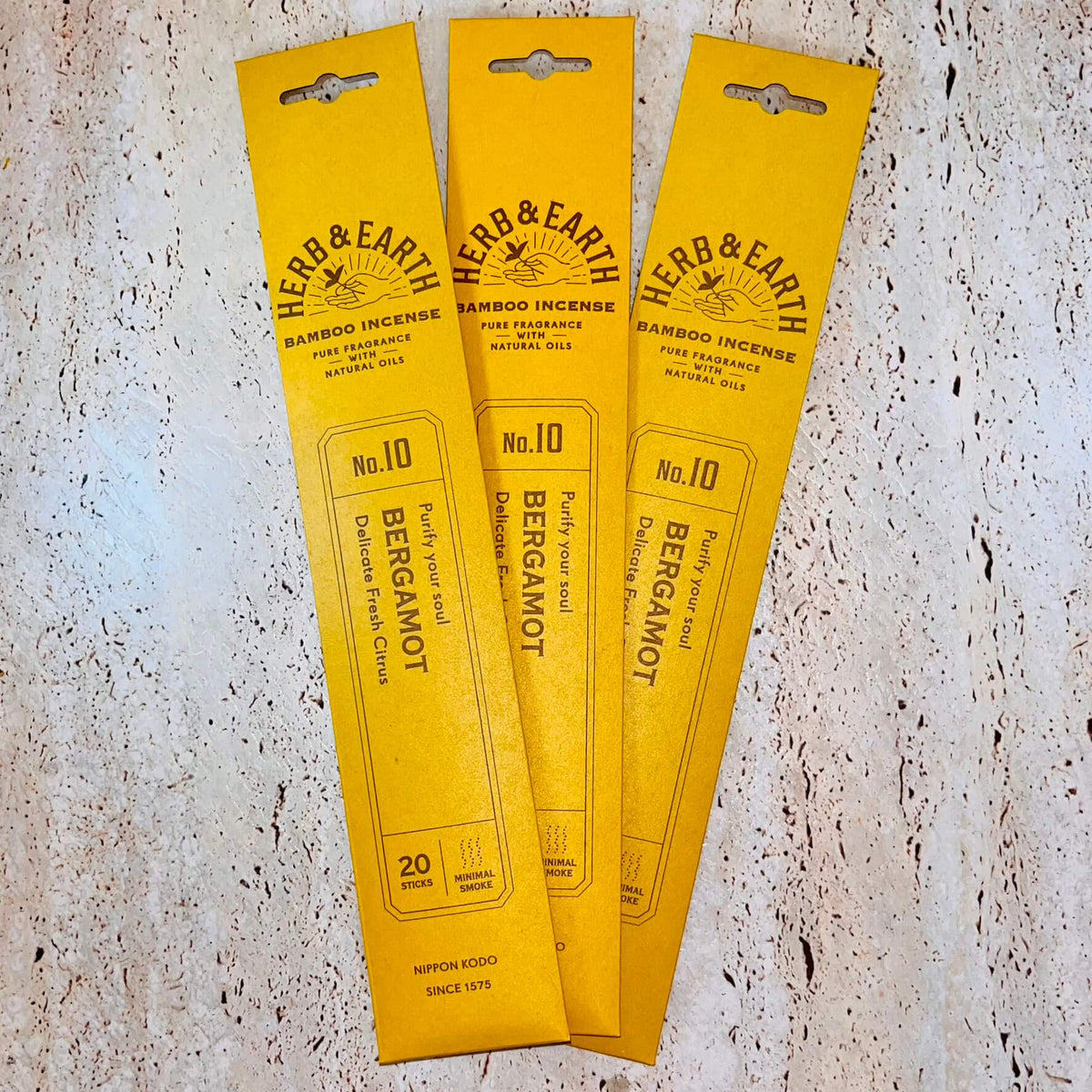 Herb & Earth Japanese Incense BERGAMOT