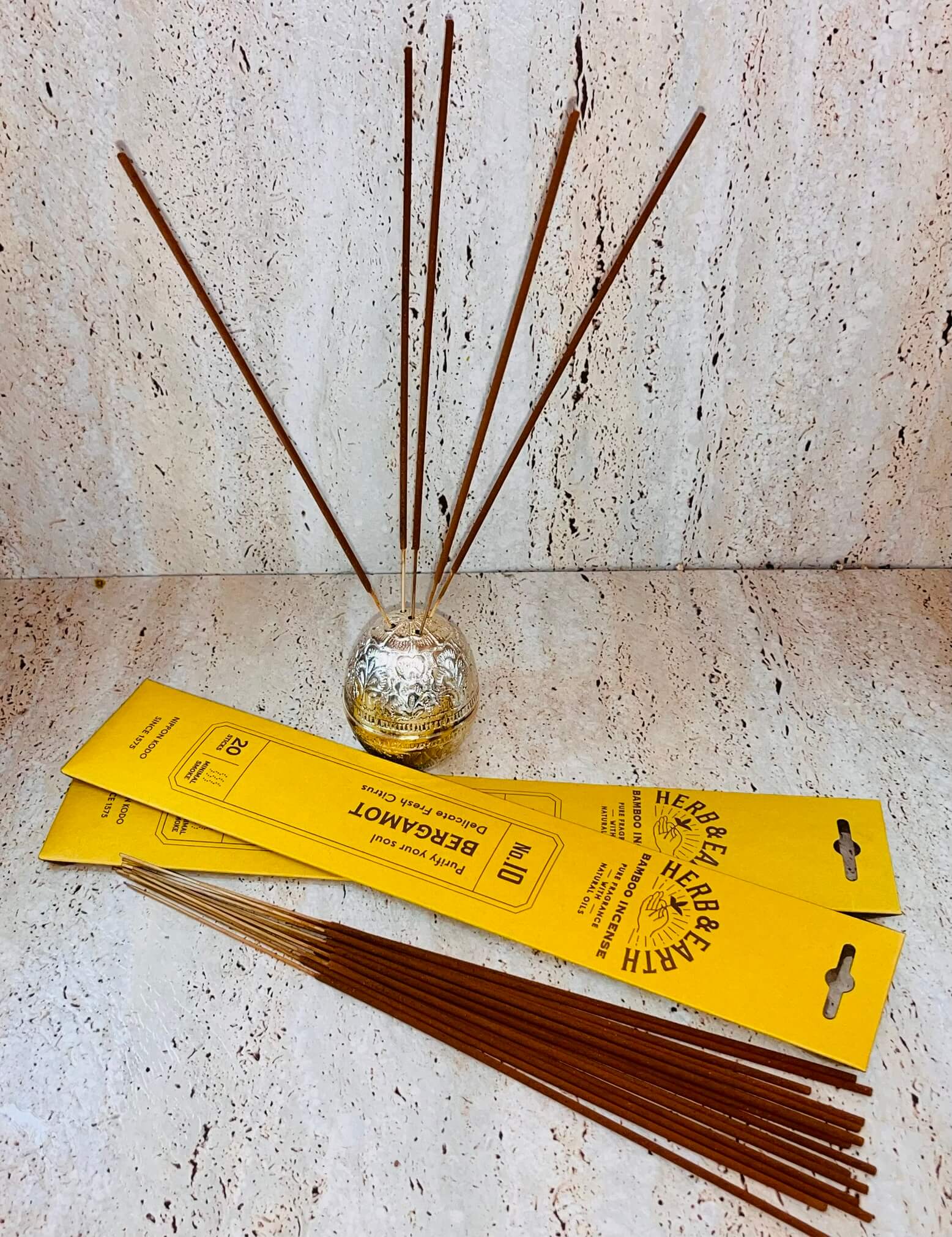 Herb & Earth Japanese Incense BERGAMOT