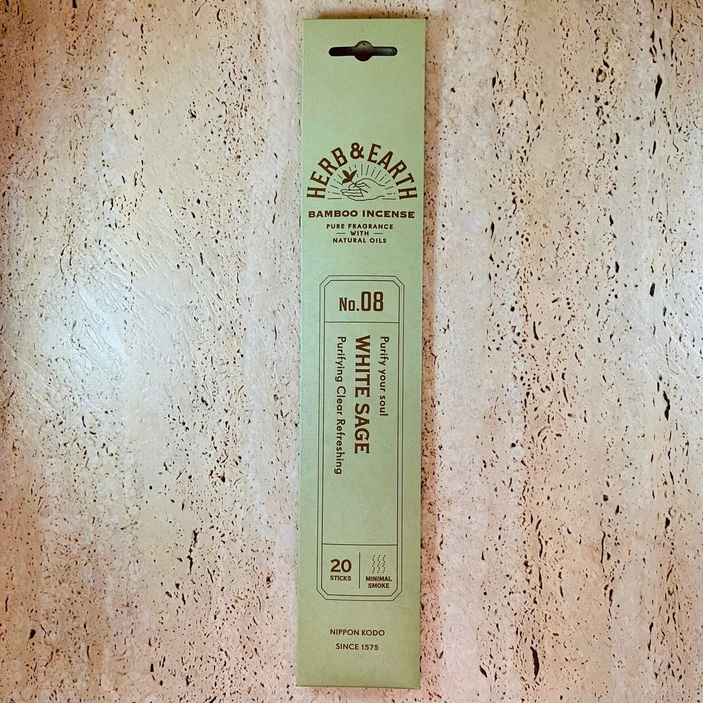 Herb & Earth Japanese Incense WHITE SAGE