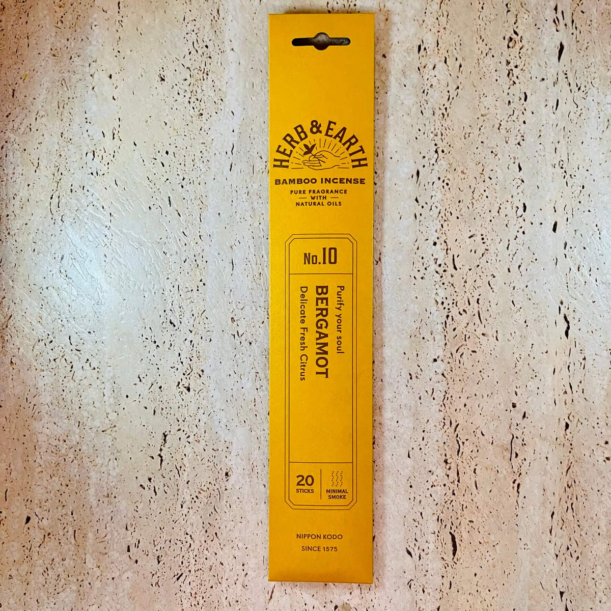 Herb & Earth Japanese Incense BERGAMOT