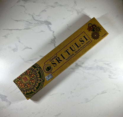 Goloka Organic Sri Tulsi (Holy Basil) incense