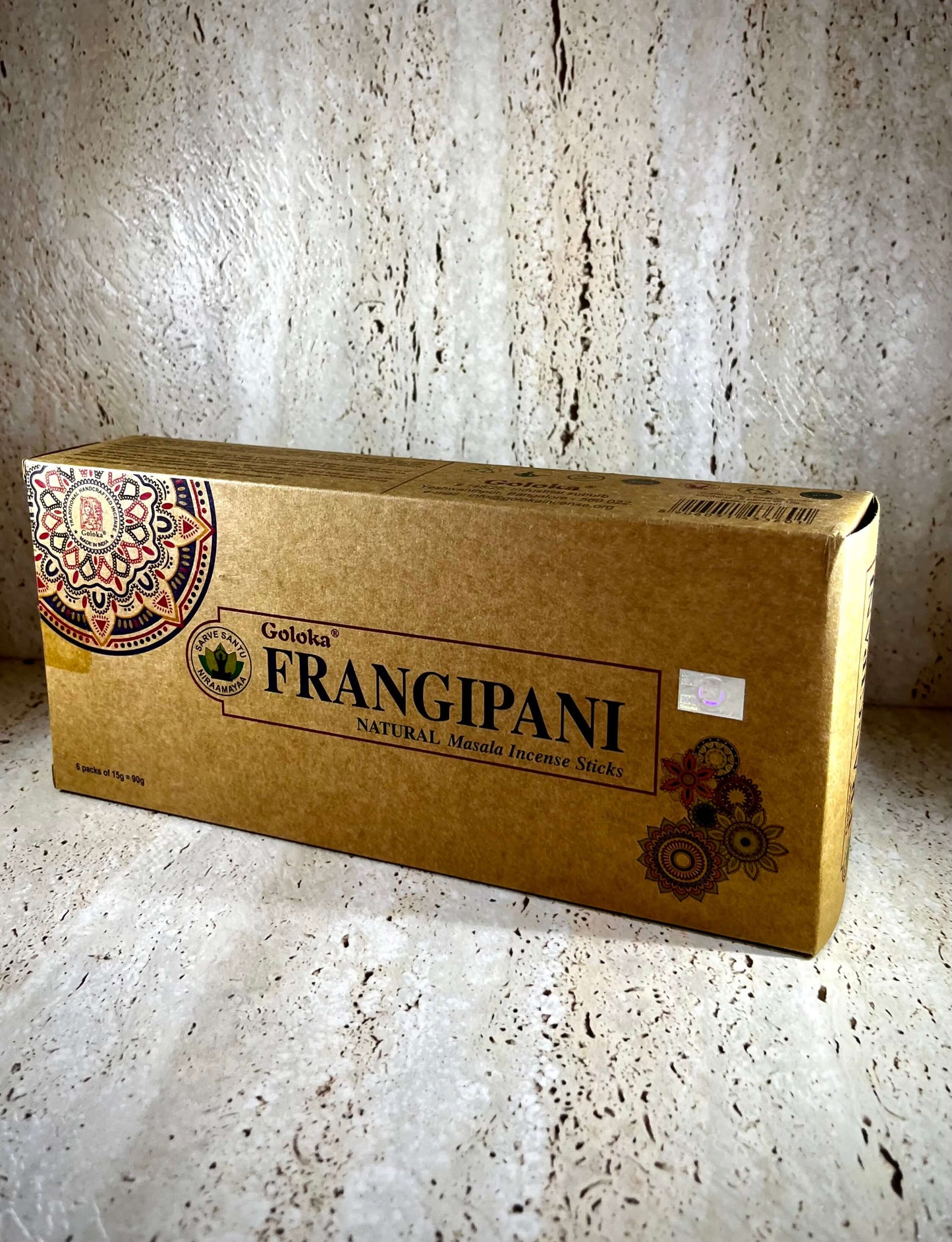 Goloka Organic Frangipani incense