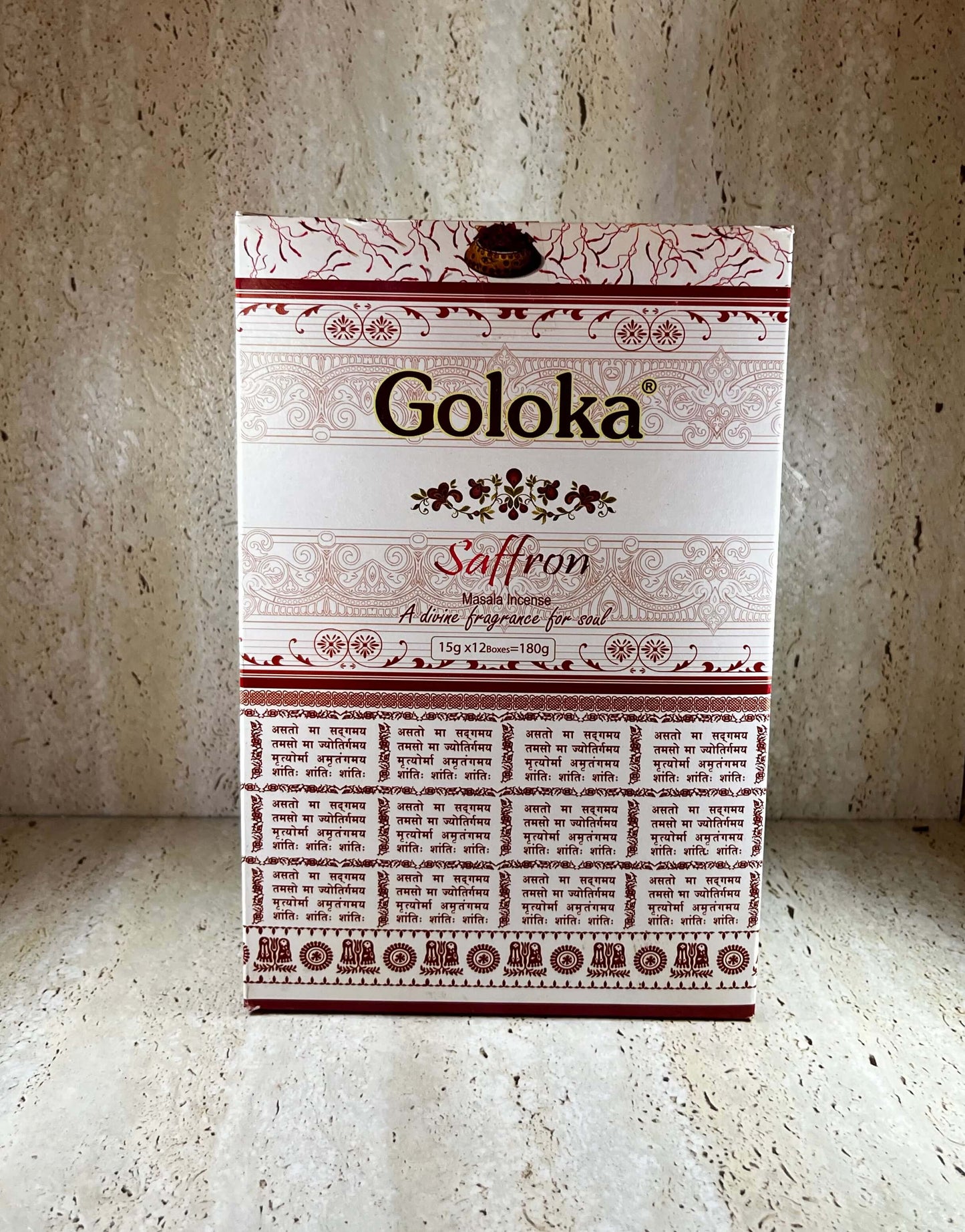 Goloka Saffron incense