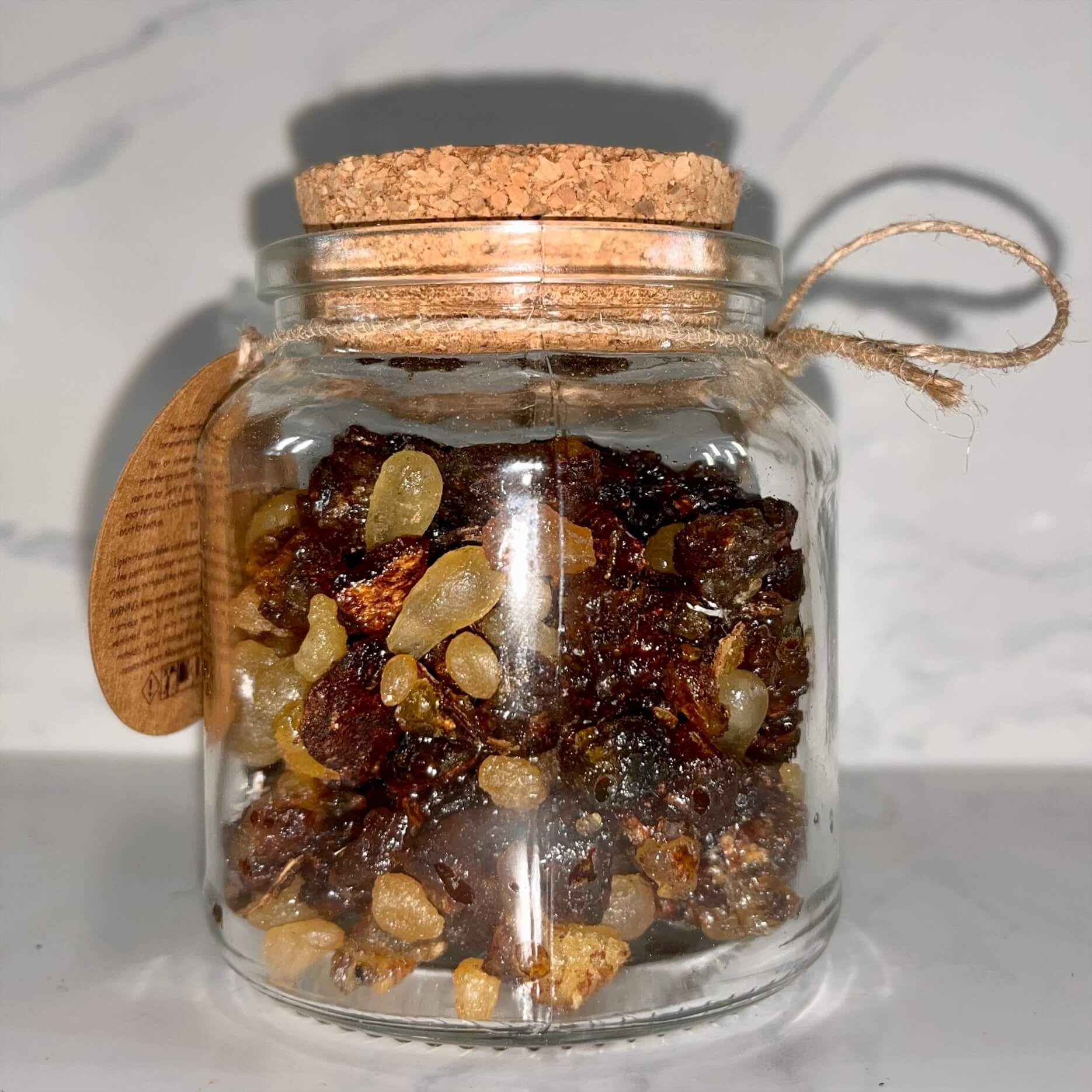 Organic Goodness Smudge Resin FRANKINCENSE MYRRH 80g Jar