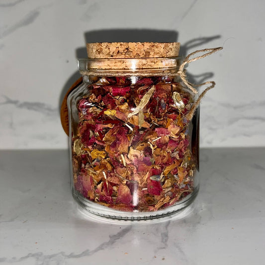 Organic Goodness Smudge Resin ROSE GERANIUM 80g Jar