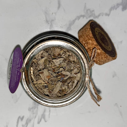 Organic Goodness Smudge Resin SAGE LAVENDER 80g Jar