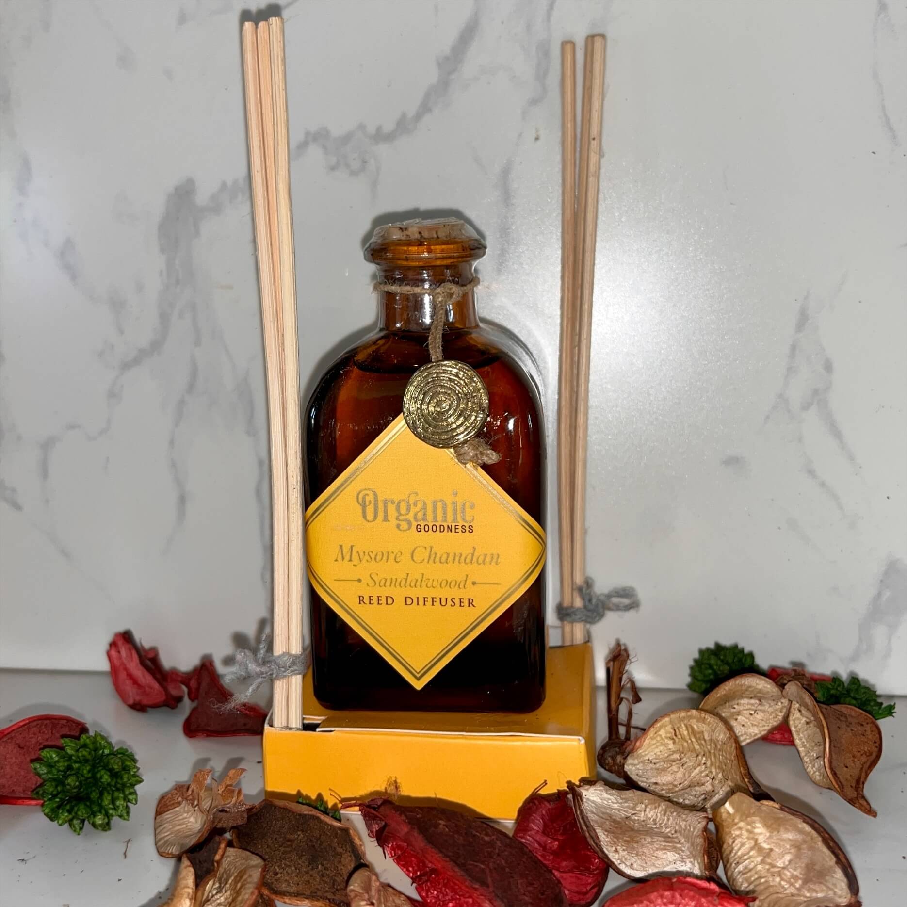 Organic Goodness Reed Room Diffuser SANDALWOOD MYSORE – Incense Australia