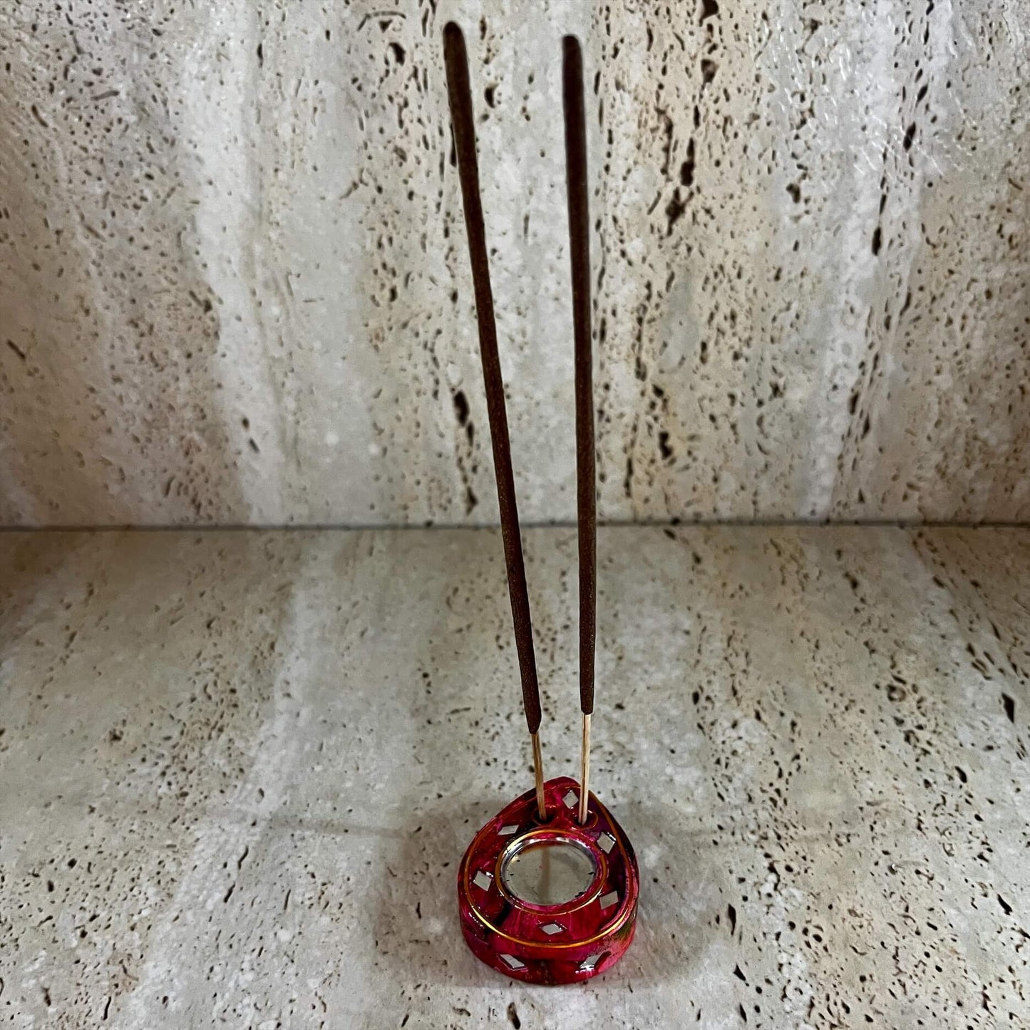 Incense and Cone Holder Mirror Resin Design