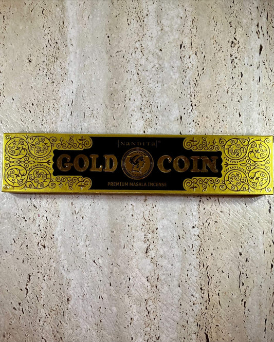 Nandita Gold Coin Musk Incense