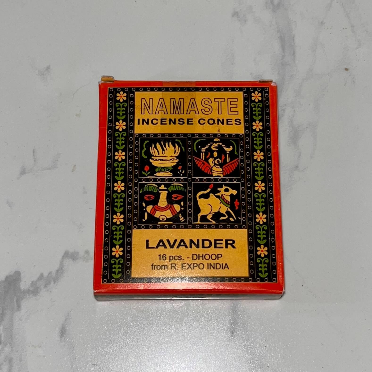 Namaste Lavender incense cones