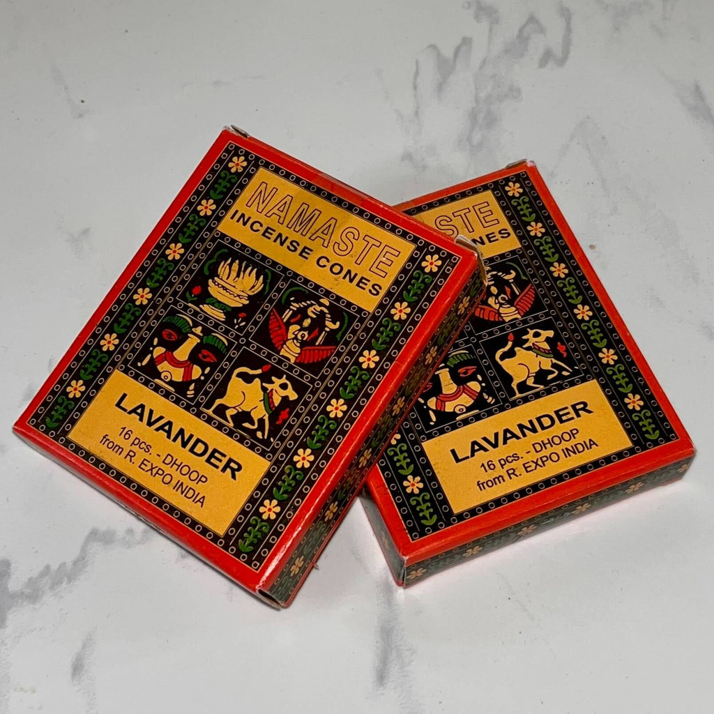 Namaste Lavender incense cones