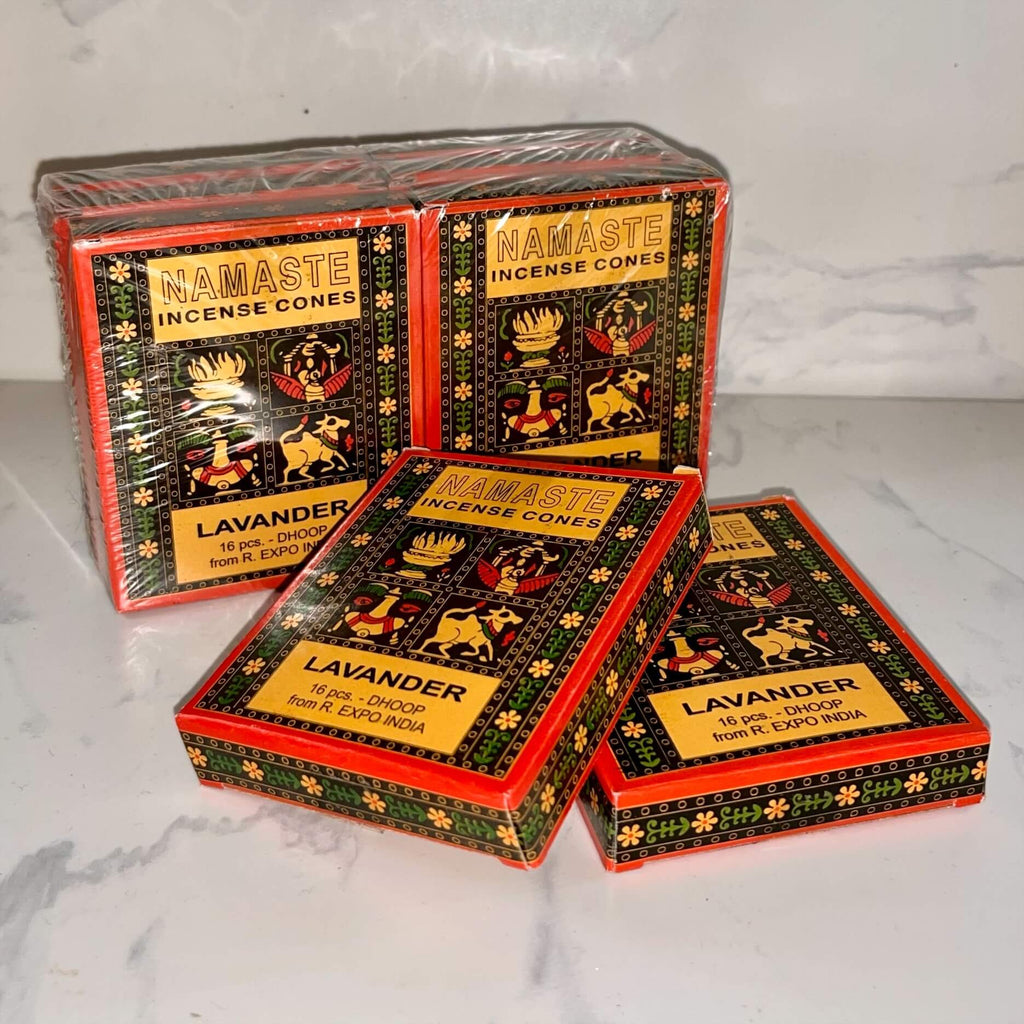 Namaste Lavender incense cones