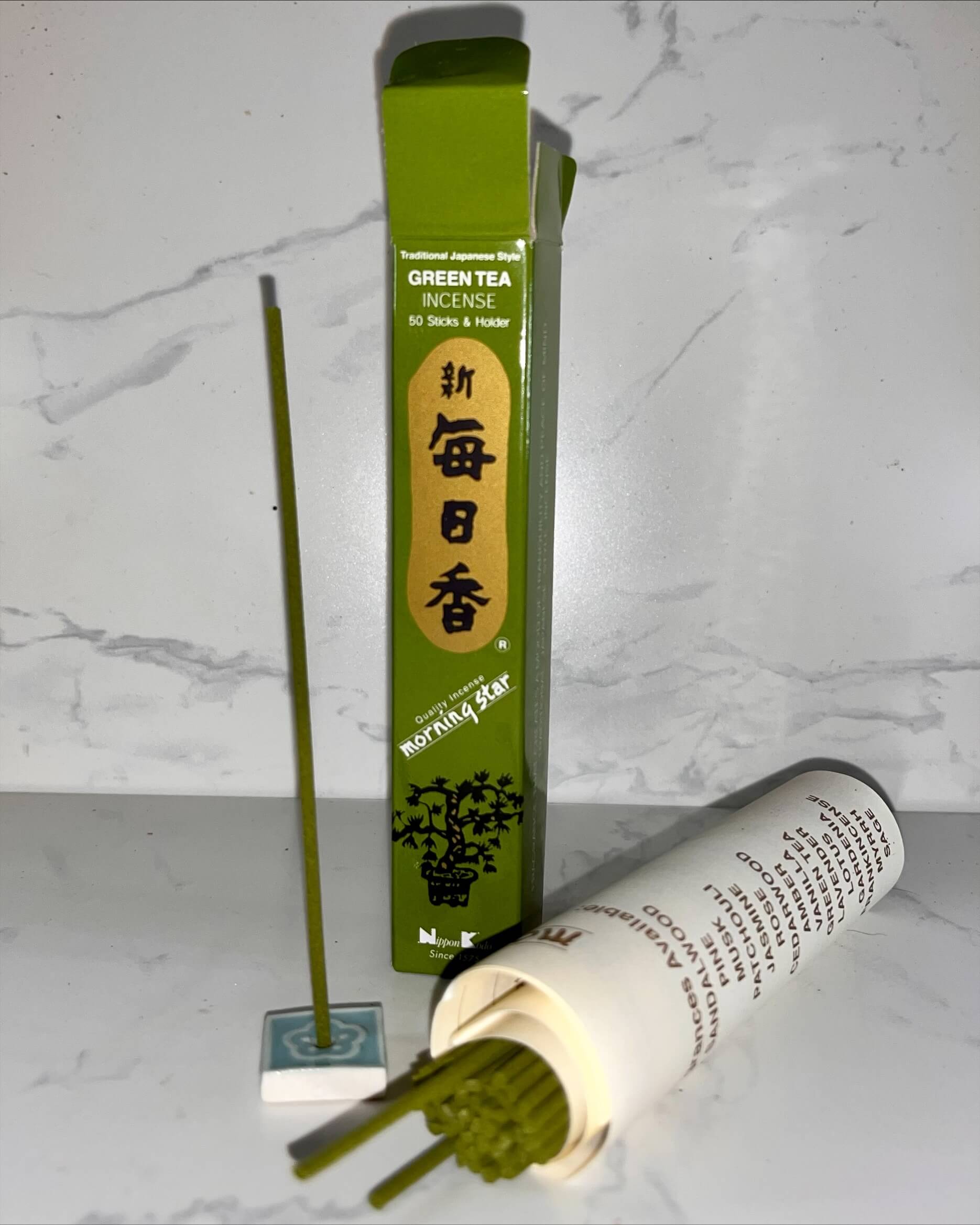 Morning Star GREEN TEA Japanese Incense