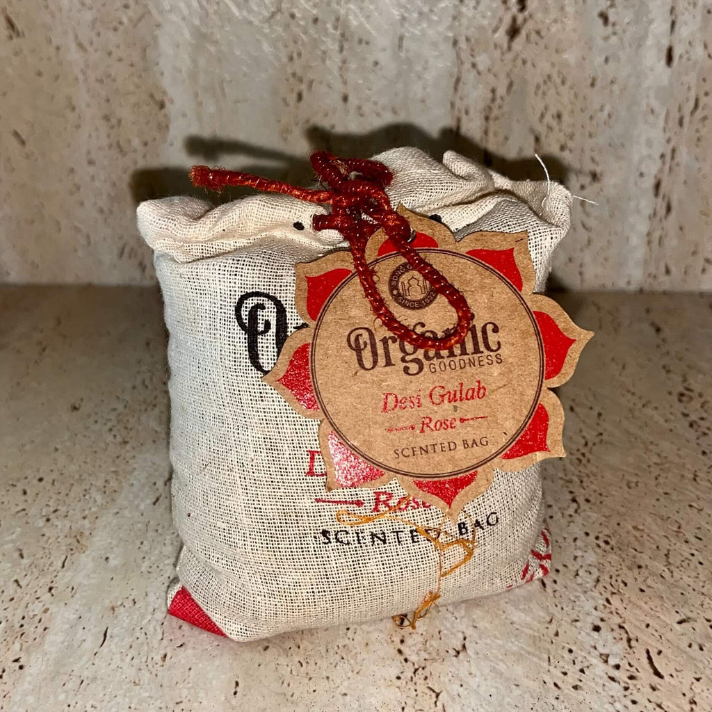 Organic Goodness Scented Cotton Bag Rose Desi Gulab